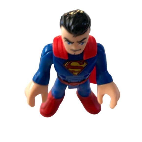 Imaginex Dc Comics Action Figure Fisher Price Super Friends Superman Replacement - Picture 3 of 4